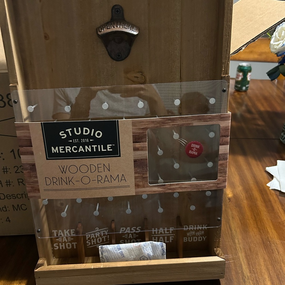 Studio Mercantile Wooden Drink-O-Rama